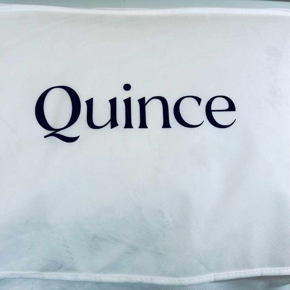 QUINCE Luxe Goose Down Pillow Firm/Extra Firm Standard 9483 - Picture 8 of 13